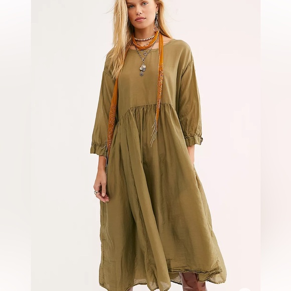 Free People Dresses & Skirts - Free People x CP Shades Sonia Babydoll Dolman Sleeve Sundress